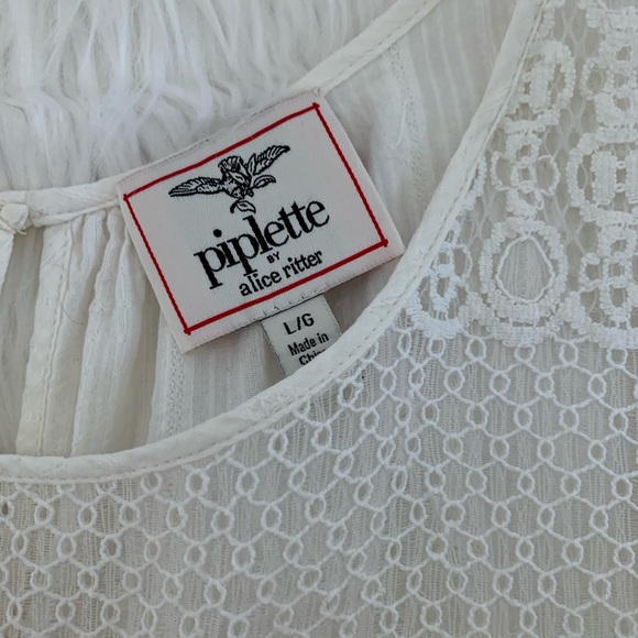 Piplette by Alice Ritter UO Adria Tunic Top L - Picture 2 of 8